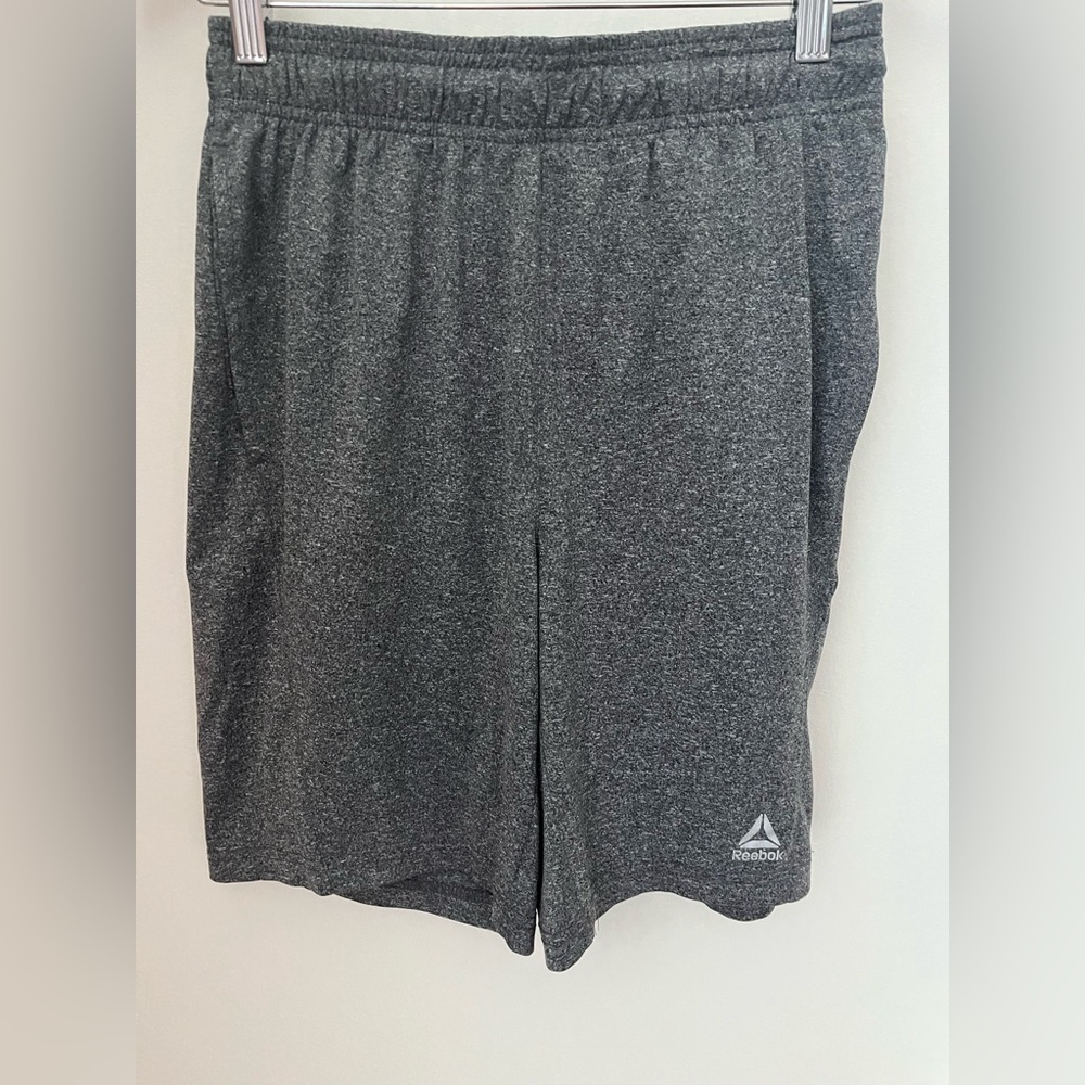 Reebok Men's Charcoal Athletic Shorts